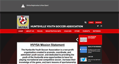 Desktop Screenshot of huntsvillesoccer.org