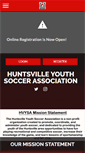 Mobile Screenshot of huntsvillesoccer.org
